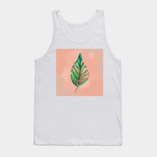 leaf drawing minimalistic Tank Top